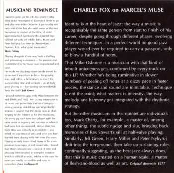 CD Mike Osborne: Border Crossing + Marcel's Muse