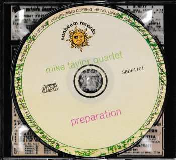 CD Mike Taylor Quartet: Preparation