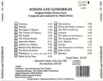 CD Miklós Rózsa: Sodom And Gomorrah