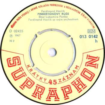 SP Milan Chladil: Pinkertonovy Růže / Krásné Je Žít