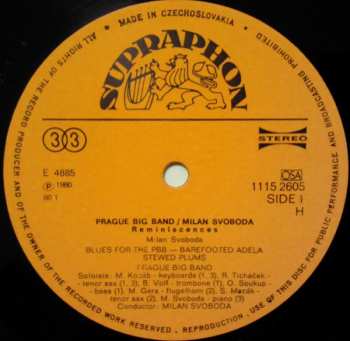 LP Prague Big Band: Reminiscences