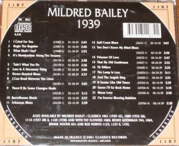 CD Mildred Bailey: 1939