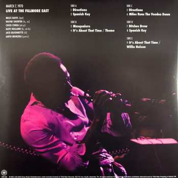 3LP/SP Miles Davis: Fearless (March 7, 1970 Live At The Fillmore East) CLR | LTD