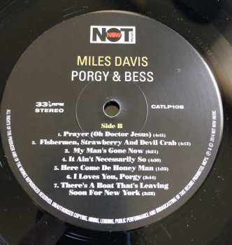 LP Miles Davis: Porgy & Bess