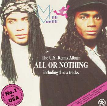 Album Milli Vanilli: All Or Nothing - The U.S. Remix Album