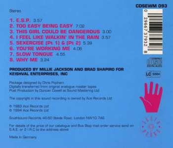 CD Millie Jackson: E.S.P. (Extra Sexual Persuasion)