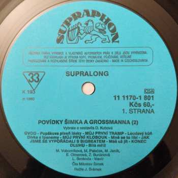 LP Miloslav Šimek: Povídky Šimka A Grossmanna 2