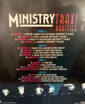 2LP Ministry: Trax! Rarities CLR | LTD