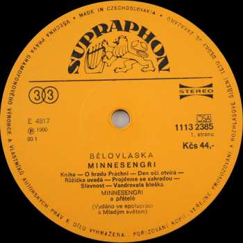LP Minnesengři: Bělovláska