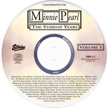 3CD Minnie Pearl: The Starday Years - Classic Minnie Pearl