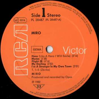 LP Miroslav Žbirka: Miro