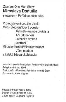 MC Miroslav Donutil: Pořád Se Něco Děje (One Man Show) CLR