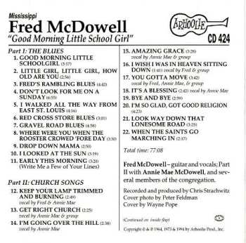 CD Fred McDowell: Good Morning Little School Girl