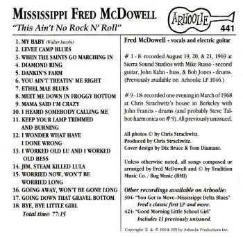 CD Fred McDowell: This Ain't No Rock'n'Roll