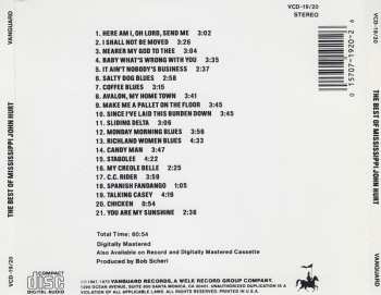CD Mississippi John Hurt: The Best Of Mississippi John Hurt