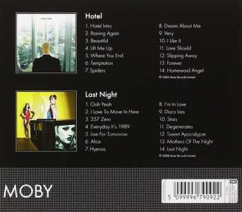 2CD/Box Set Moby: Hotel / Last Night LTD
