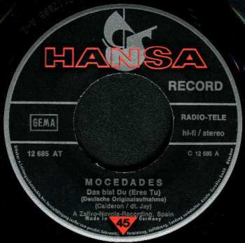 SP Mocedades: Das Bist Du (Eres Tu)