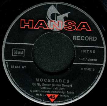 SP Mocedades: Das Bist Du (Eres Tu)