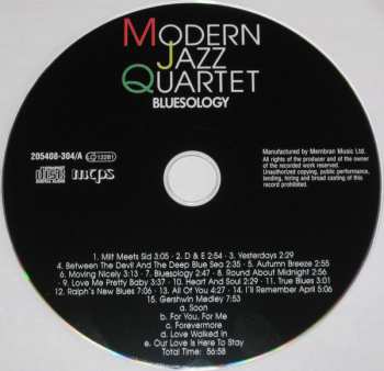 2CD The Modern Jazz Quartet: All The Famous Songs