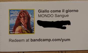 EP Mondo Sangue: Giallo Come Il Giorno LTD | NUM