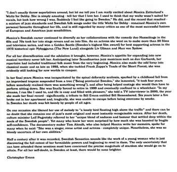 CD Monica Zetterlund: Swedish Sensation