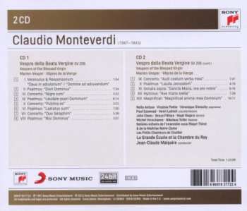 2CD Claudio Monteverdi: Vespro Della Beata Vergine