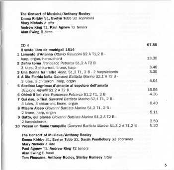 7CD/Box Set Claudio Monteverdi: Madrigali