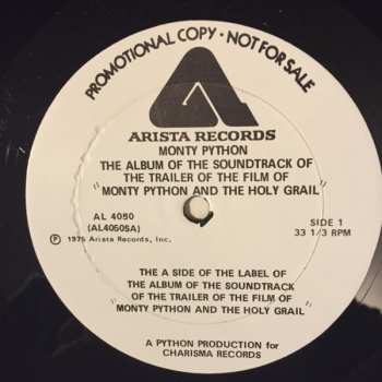 LP Monty Python: The Album Of The Soundtrack Of The Trailer Of The Film Of Monty Python And The Holy Grail (Executive Version)