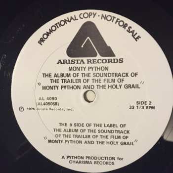 LP Monty Python: The Album Of The Soundtrack Of The Trailer Of The Film Of Monty Python And The Holy Grail (Executive Version)