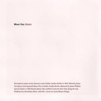 CD Moon Duo: Mazes