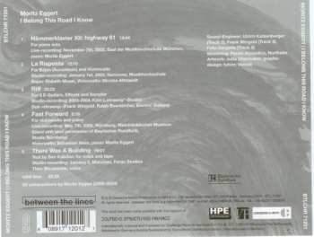 CD Moritz Eggert: I Belong This Road I Know