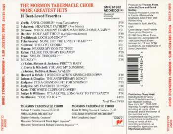 CD Mormon Tabernacle Choir: More Greatest Hits