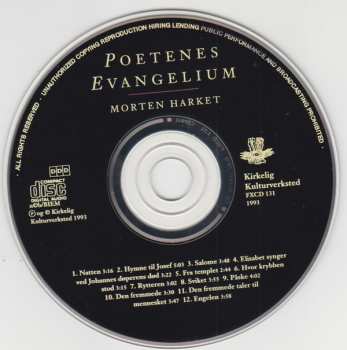 CD Morten Harket: Poetenes Evangelium