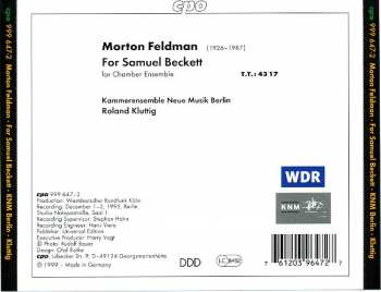CD Morton Feldman: For Samuel Beckett