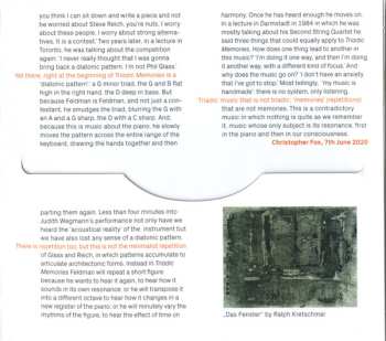 2CD Morton Feldman: Triadic Memories