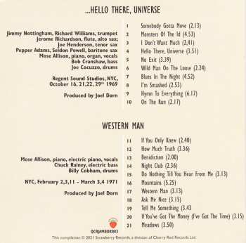 6CD Mose Allison: The Complete Atlantic/Elektra Albums 1962●1983