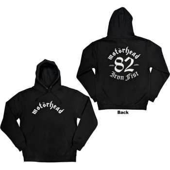 Merch Motörhead: Motorhead Unisex Pullover Hoodie: Iron Fist '82 (back Print) (small) S