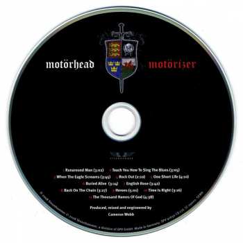 CD Motörhead: Motörizer LTD | DIGI
