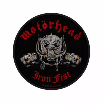 Aufnäher Iron Fist/skull 