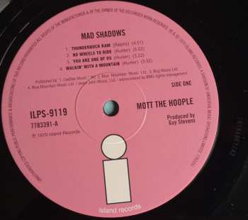 LP Mott The Hoople: Mad Shadows