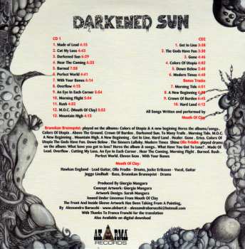 2CD Mouth Of Clay:  Darkened Sun