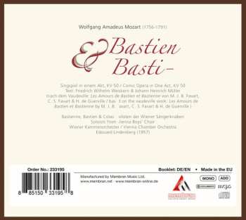 CD Wolfgang Amadeus Mozart: Bastien Und Bastienne