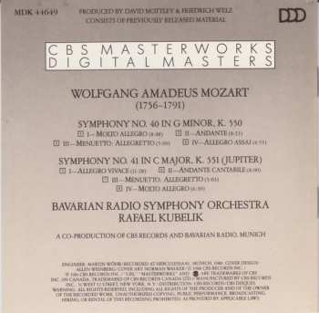 CD Wolfgang Amadeus Mozart: Symphony No. 40 / Symphony No. 41 "Jupiter"