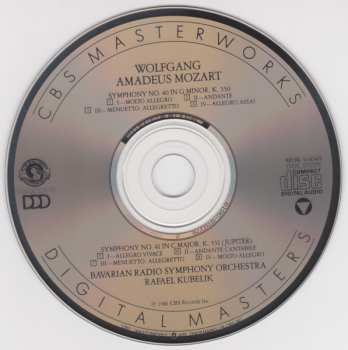 CD Wolfgang Amadeus Mozart: Symphony No. 40 / Symphony No. 41 "Jupiter"