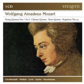Album Mozart,w. / Bylsma,anner / Woodrow,anthony: Mozart: String Quintets Nos. 3 & 4 Clarinet