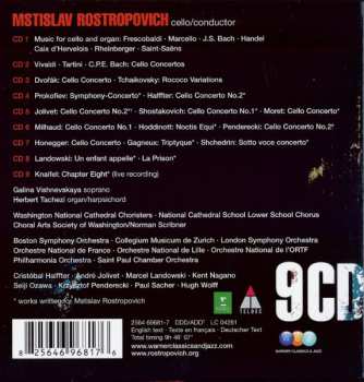 9CD/Box Set Mstislav Rostropovich: Plays Cello Works