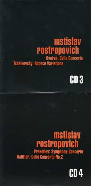 9CD/Box Set Mstislav Rostropovich: Plays Cello Works