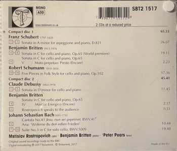 2CD Johann Sebastian Bach: Recorded Live At The 1961 Aldeburgh Festival