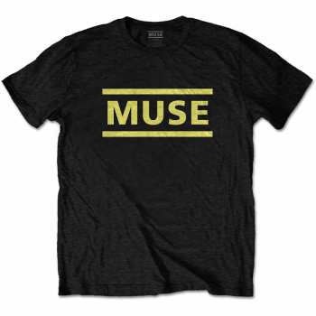Merch Muse: T-Shirt Yellow Logo Muse 