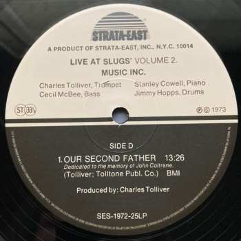 2LP Music Inc: Live At Slugs' I & II